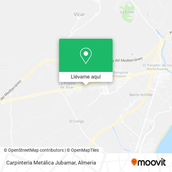 Mapa Carpinteria Metálica Jubamar