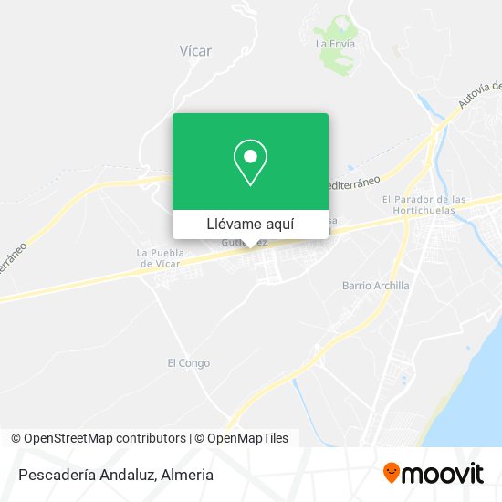Mapa Pescadería Andaluz