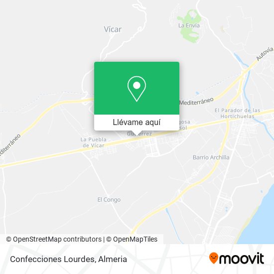 Mapa Confecciones Lourdes