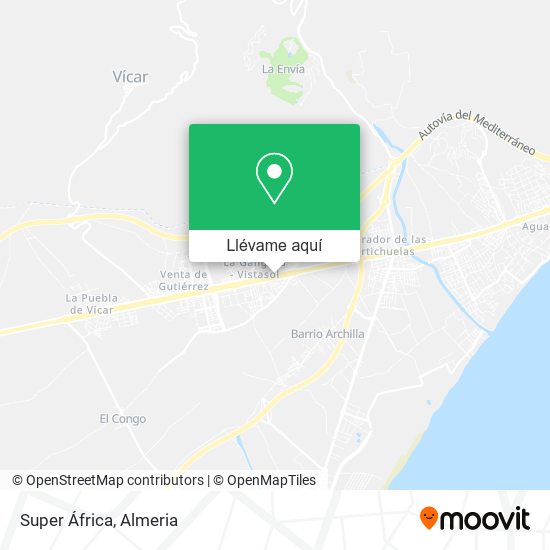 Mapa Super África