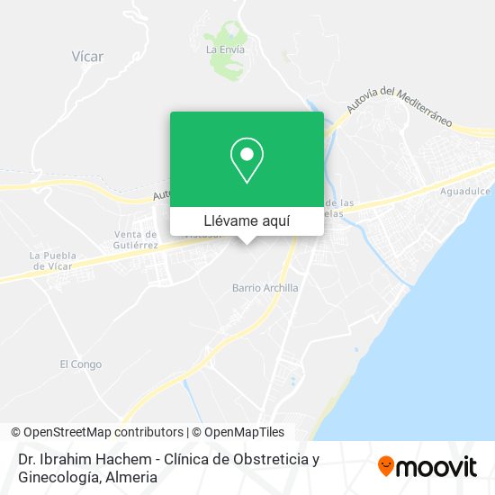 Mapa Dr. Ibrahim Hachem - Clínica de Obstreticia y Ginecología