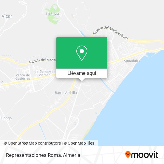 Mapa Representaciones Roma