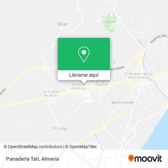 Mapa Panadería Tati