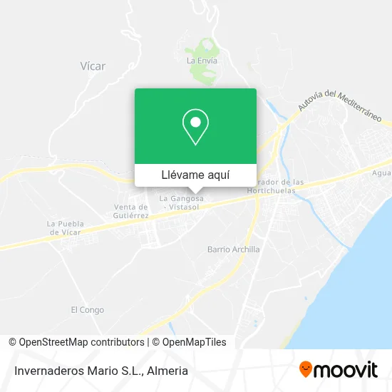 Mapa Invernaderos Mario S.L.