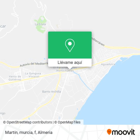 Mapa Martín, murcia, f