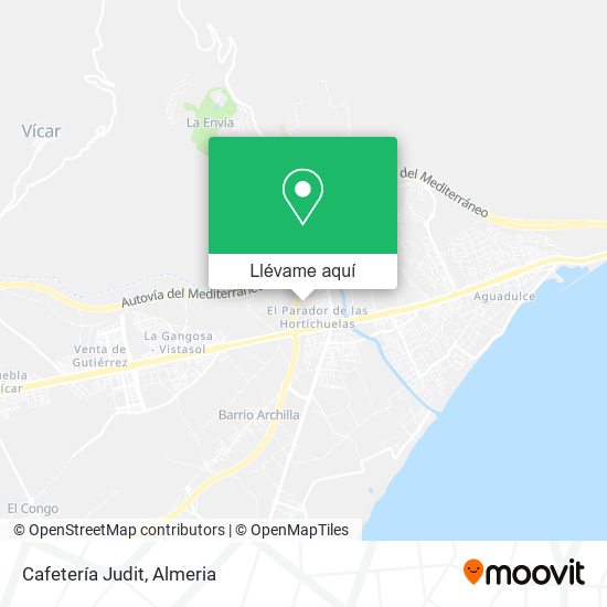 Mapa Cafetería Judit