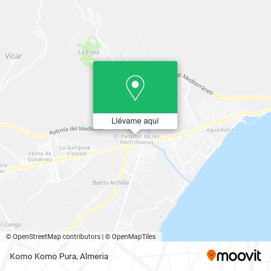 Mapa Komo Komo Pura