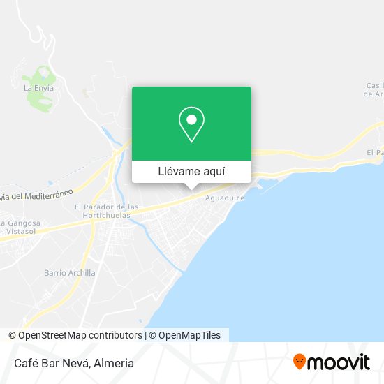 Mapa Café Bar Nevá