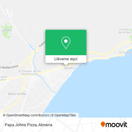 Mapa Papa Johns Pizza