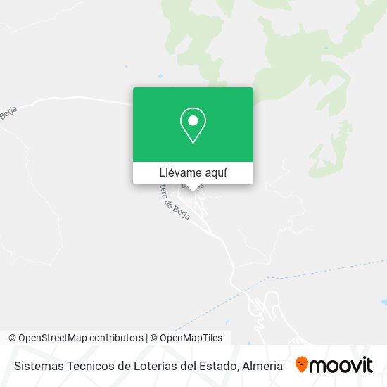 Mapa Sistemas Tecnicos de Loterías del Estado