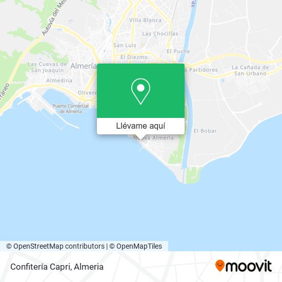 Mapa Confitería Capri