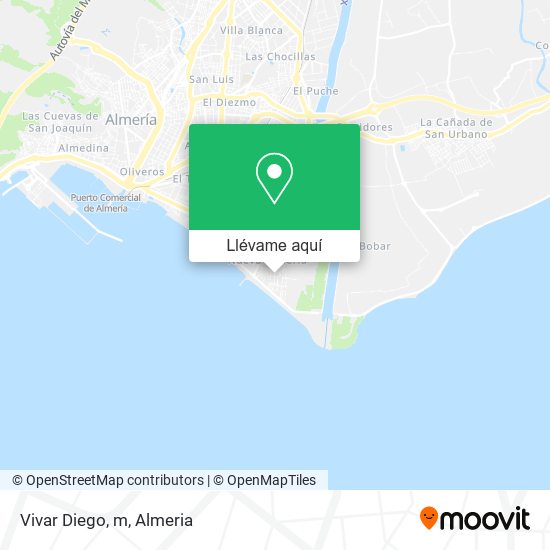 Mapa Vivar Diego, m