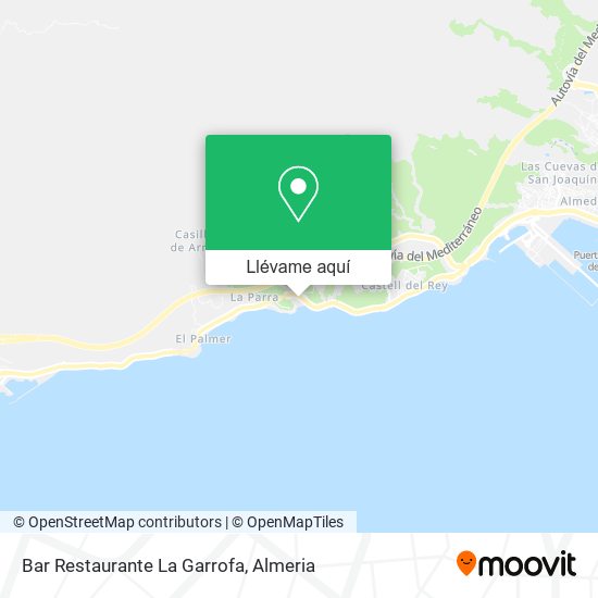 Mapa Bar Restaurante La Garrofa
