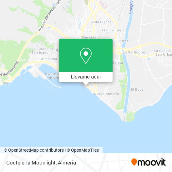 Mapa Coctelería Moonlight