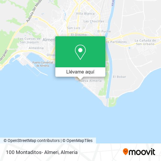 Mapa 100 Montaditos- Almeri