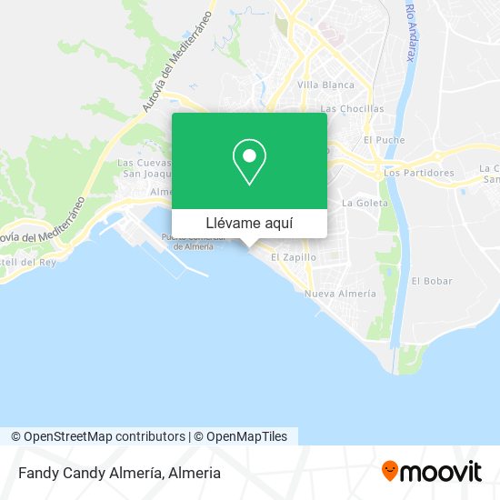 Mapa Fandy Candy Almería
