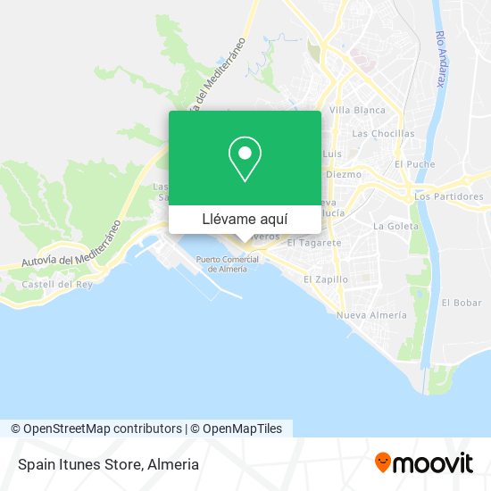 Mapa Spain Itunes Store