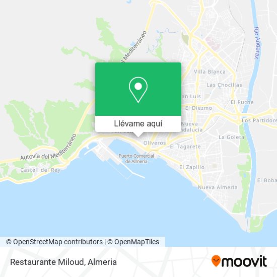 Mapa Restaurante Miloud