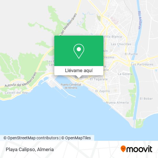 Mapa Playa Calipso