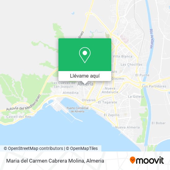 Mapa Maria del Carmen Cabrera Molina