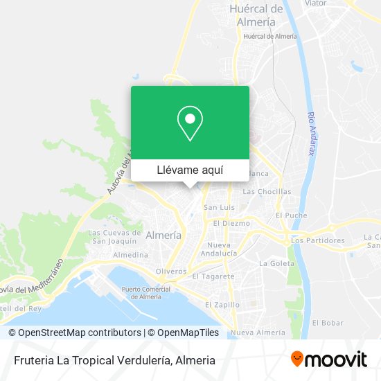 Mapa Fruteria La Tropical Verdulería