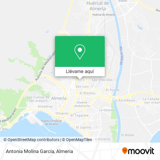 Mapa Antonia Molina García