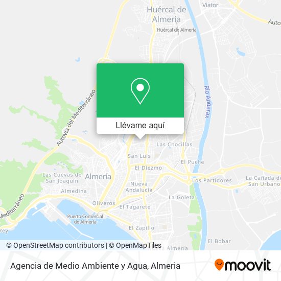 Mapa Agencia de Medio Ambiente y Agua