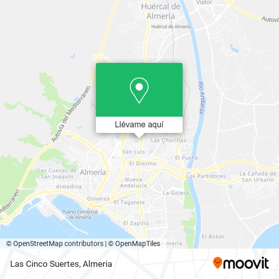 Mapa Las Cinco Suertes