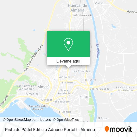 Mapa Pista de Pádel Edificio Adriano Portal II