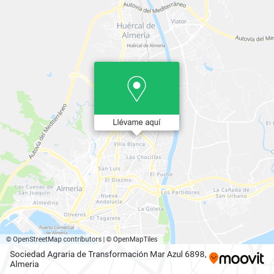 Mapa Sociedad Agraria de Transformación Mar Azul 6898