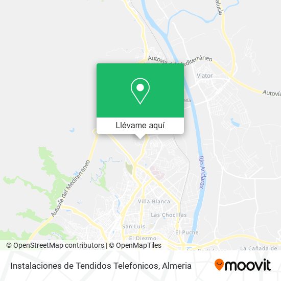 Mapa Instalaciones de Tendidos Telefonicos