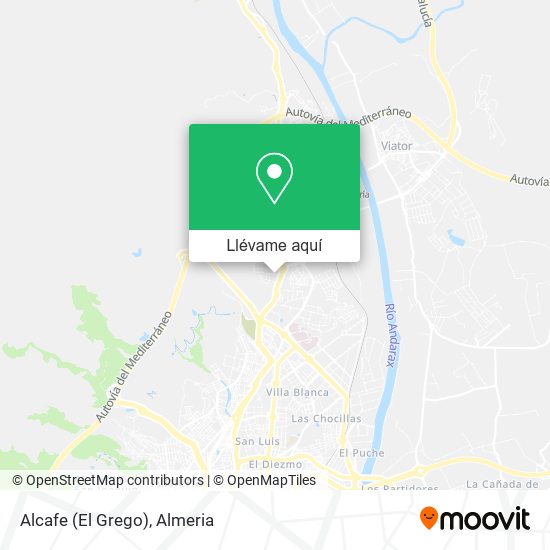 Mapa Alcafe (El Grego)