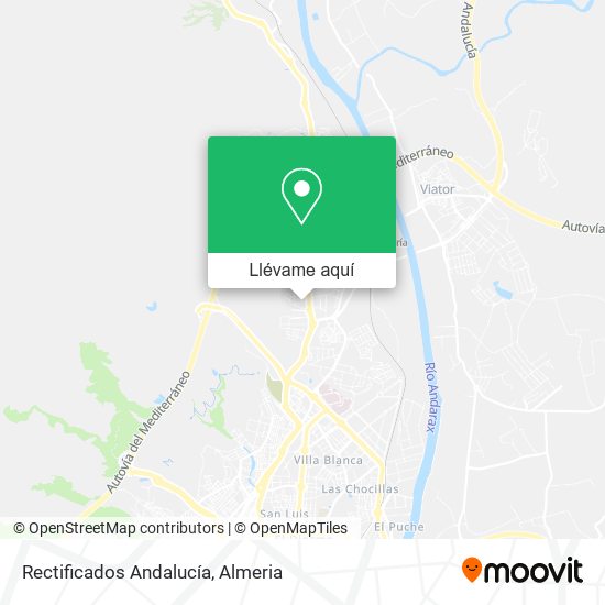 Mapa Rectificados Andalucía