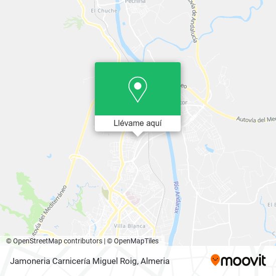 Mapa Jamoneria Carnicería Miguel Roig