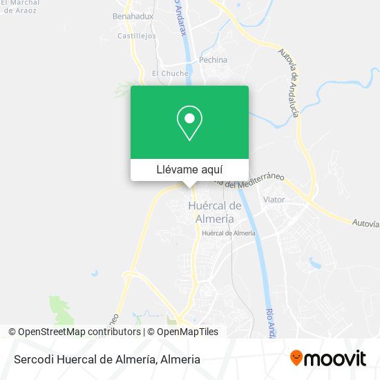 Mapa Sercodi Huercal de Almería