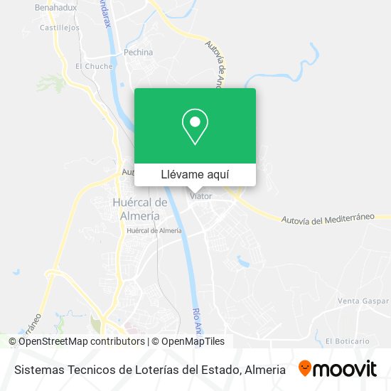Mapa Sistemas Tecnicos de Loterías del Estado