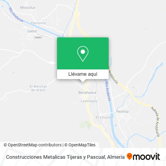 Mapa Construcciones Metalicas Tijeras y Pascual