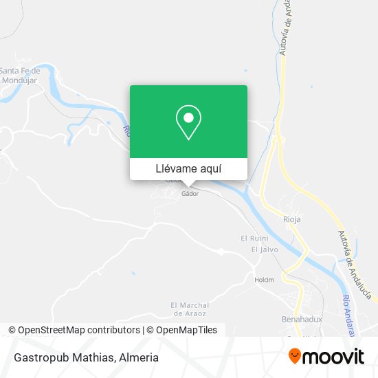 Mapa Gastropub Mathias