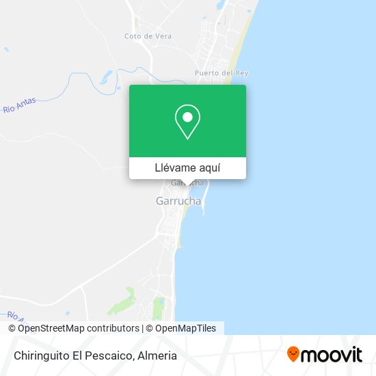 Mapa Chiringuito El Pescaico
