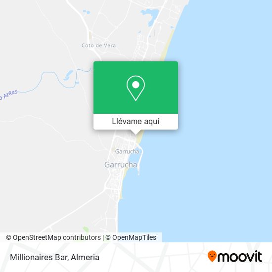 Mapa Millionaires Bar
