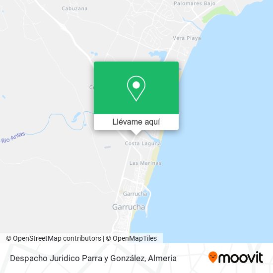 Mapa Despacho Juridico Parra y González