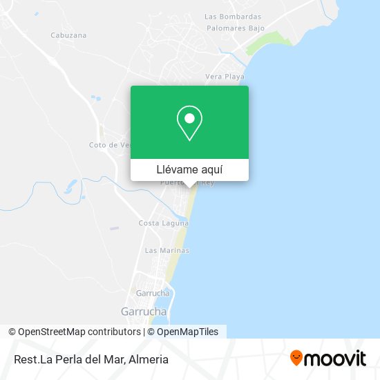 Mapa Rest.La Perla del Mar