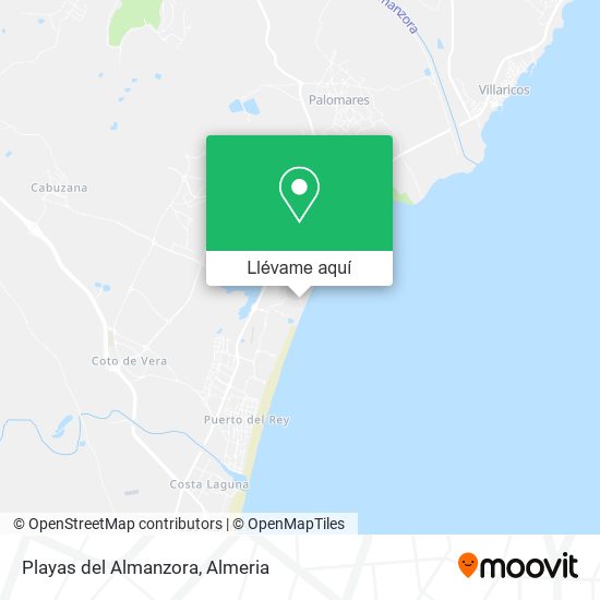 Mapa Playas del Almanzora