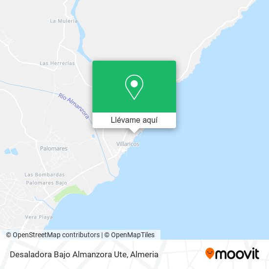 Mapa Desaladora Bajo Almanzora Ute
