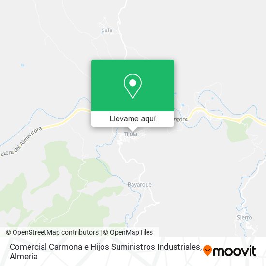 Mapa Comercial Carmona e Hijos Suministros Industriales