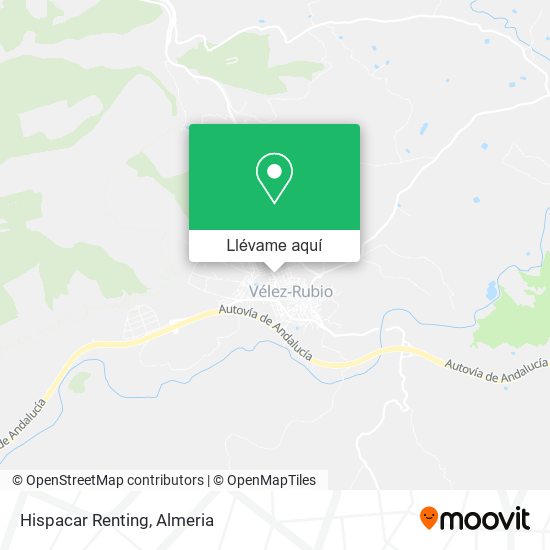 Mapa Hispacar Renting