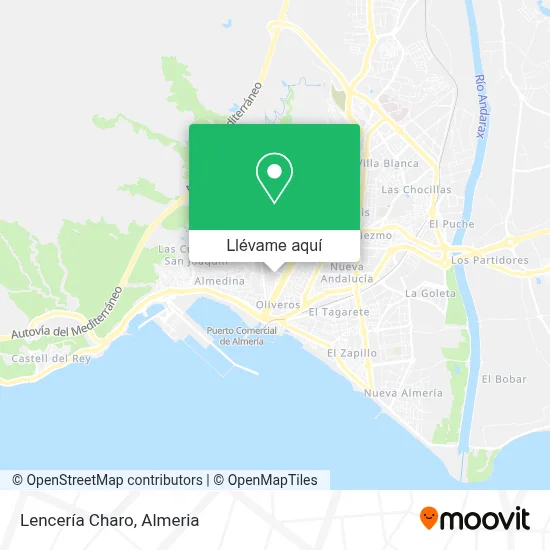 Mapa Lencería Charo