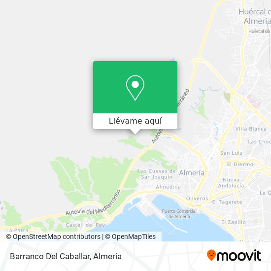 Mapa Barranco Del Caballar