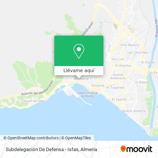 Mapa Subdelegación De Defensa - Isfas