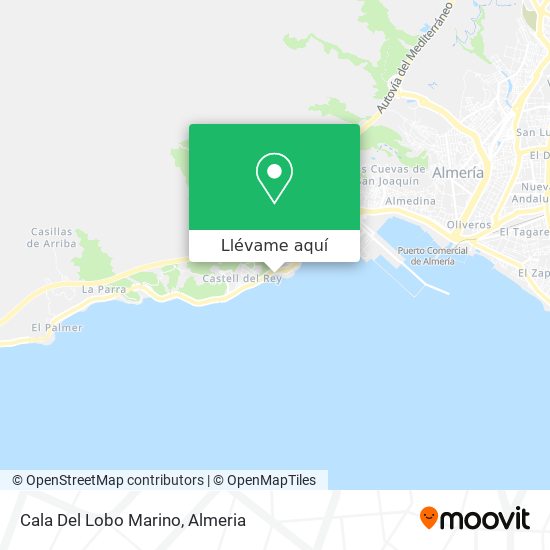 Mapa Cala Del Lobo Marino